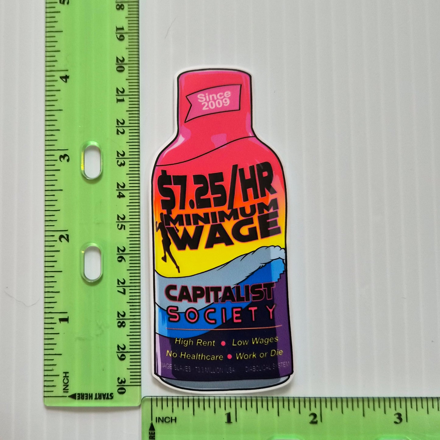 Sticker - 7.25/hr Energy