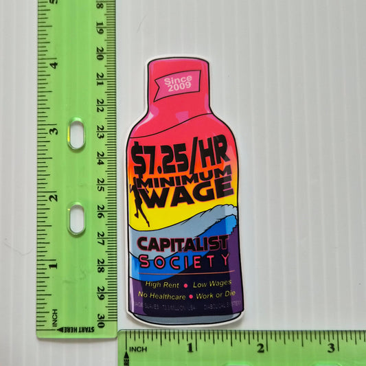 Sticker - 7.25/hr Energy