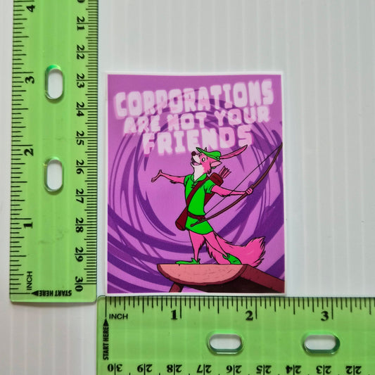 Sticker - Corporations Are Not Your Friends